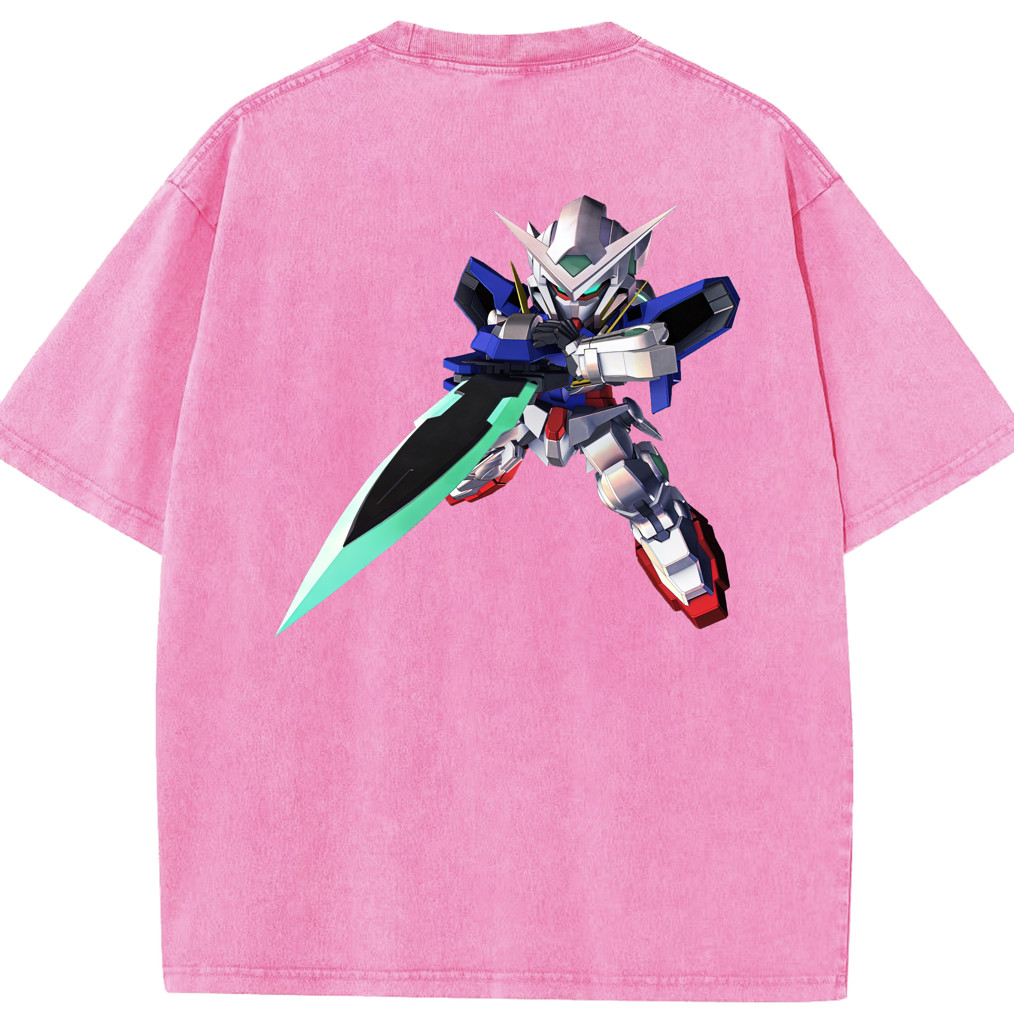 （画像用） 機動戦士ガンダム Mobile Suit Gundam 綿100% ヴィンテージ風 半袖Tシャツ（背面プリント）